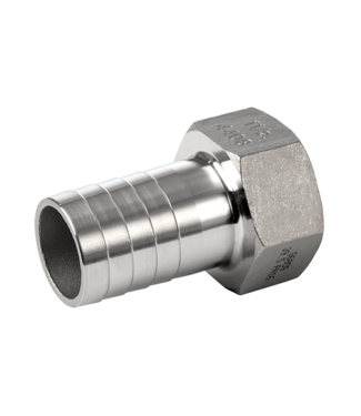 Stainless steel hose barb 3/4" inside x 19 mm