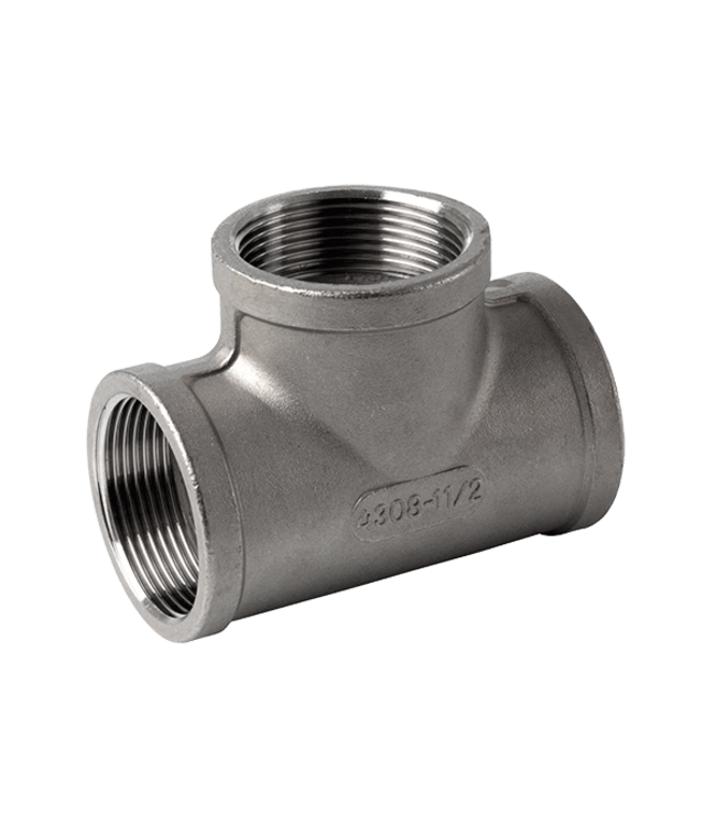 stainless steel tee 1-1/2"