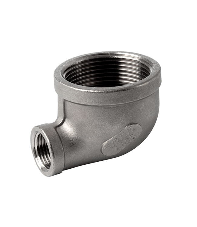 Stainless steel reducer 90gr inside/inside 1" x 1/4"