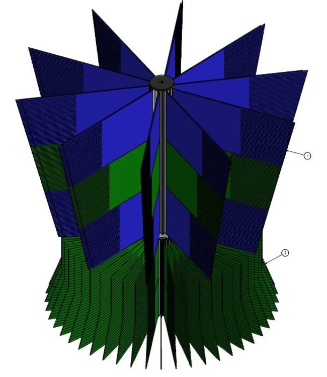 Textile occupation PE 250 left and right