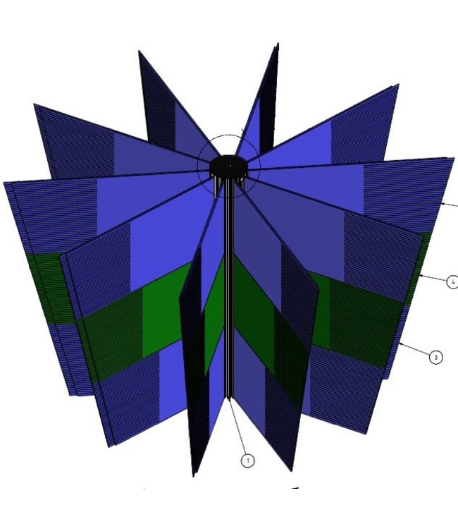 Textile undermount PE250 left and right