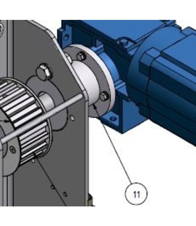 Holz spacer for electric motor HD-RAWA