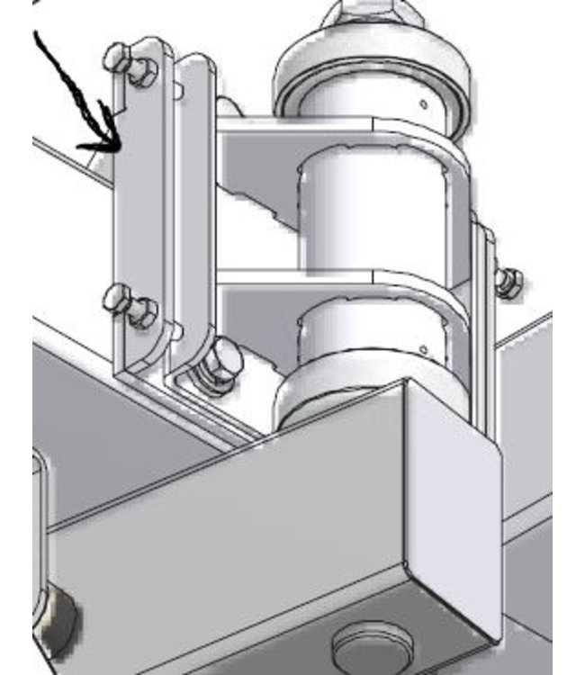 Holz kantelbare opnameplaat voor RUW arm