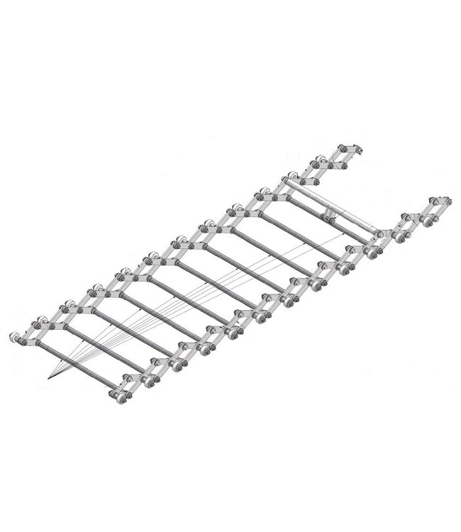 Holz scissor trolley for mitter with side discharge