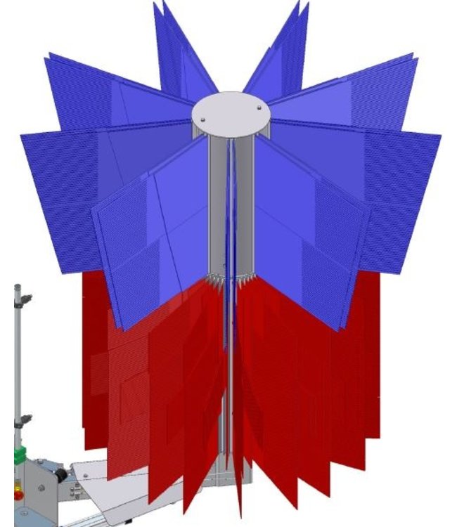 Textiel bezetting PE 163 links en rechts