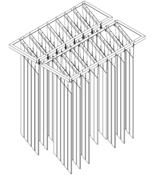 Microvezel bezetting droogmitter 60 lang  20 kort