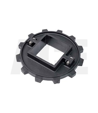 Rexnord split sprocket 12T-90mm black for dual-lane