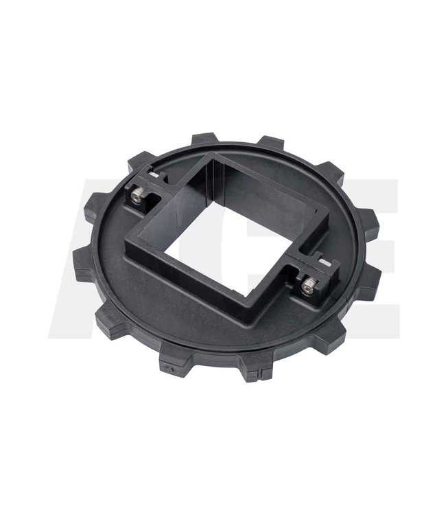 Rexnord split sprocket 12T-90mm black for dual-lane