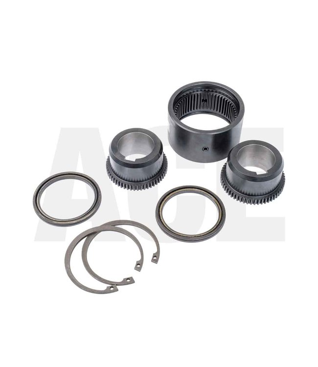 Gear coupling between drive shafts IR job