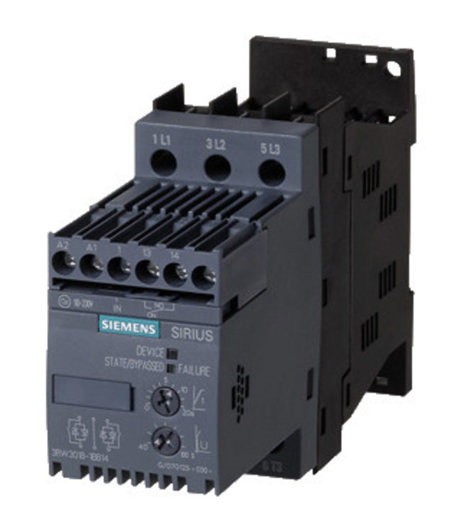 Siemens softstarter 7,5kw 24v AC/DC 3RW30181BB04