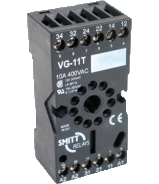 Telco relaisvoet 11 pins