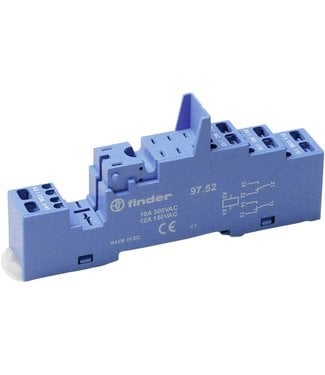 Finder relay base 46.61 5-pins