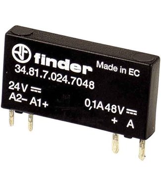 Finder print relay 4 pin single track 24vdc