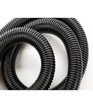 Vacuum cleaner hose 60mm black roll of 20 meters