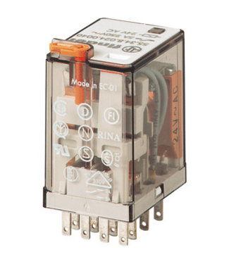 Finder relay socket 55, double-pole 24VDC