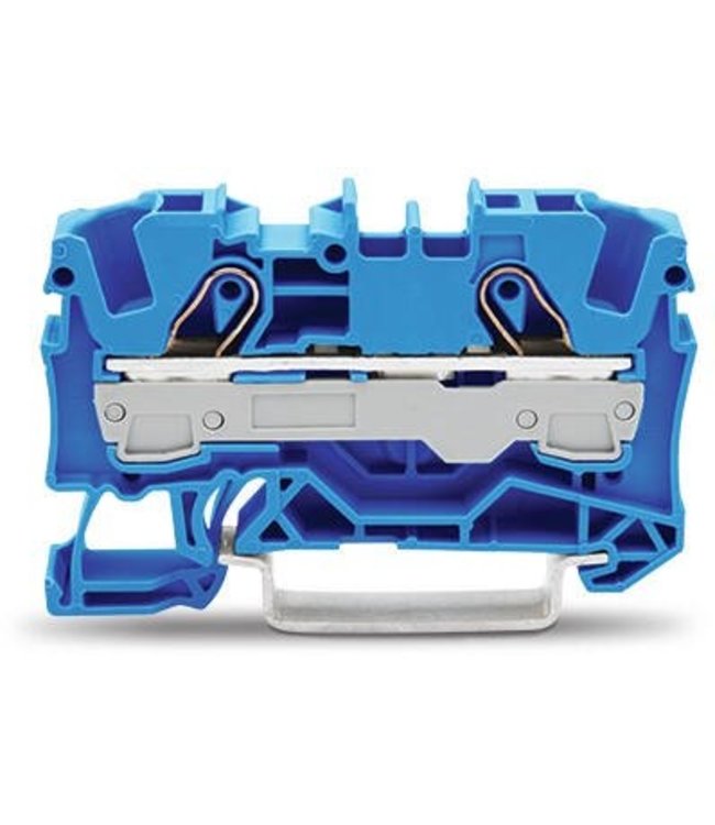 Wago 1-area ground terminal thick, blue 2.5-6.0mm²