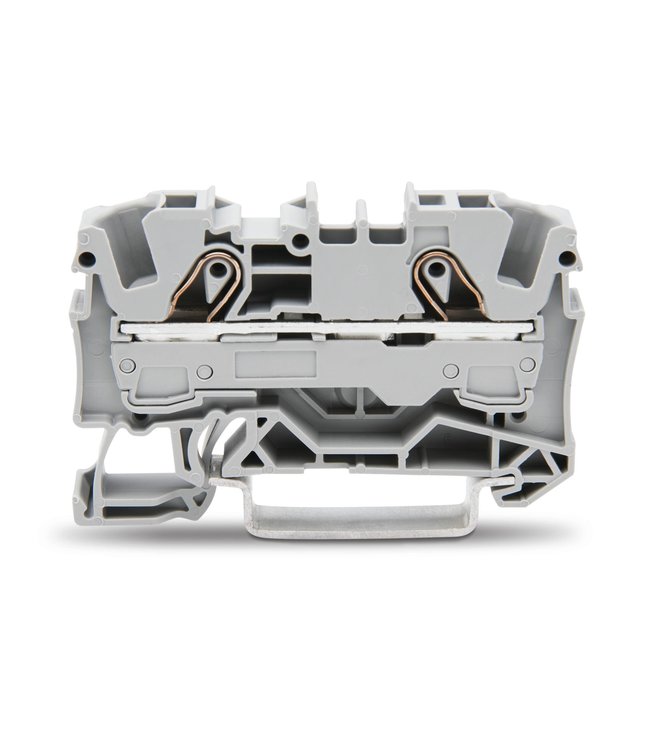 Wago 1-level switch clamp thick, gray 2.5-6.0mm²