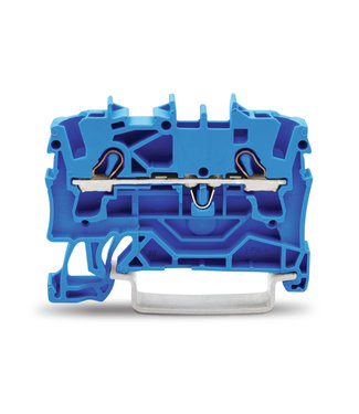 Wago 1-area ground terminal thin, blue 0.25-2.5mm²