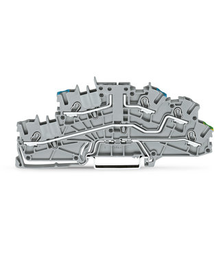 Wago combination clamp thin, gray 0.25-2.5mm²