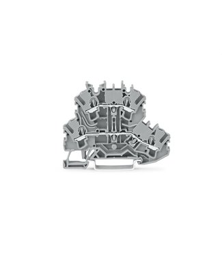 Wago 2-level switch clamp thin, gray 0.25-2.5mm²
