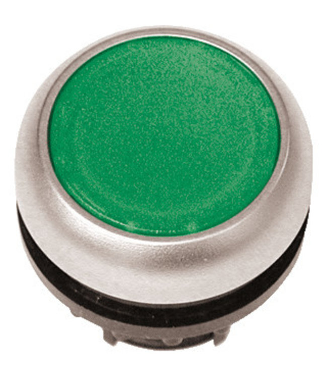 Drukknop M22 groen, geschikt voor verlichting