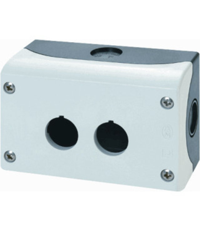 Drukknopkast leeg M22, 2 knoppen