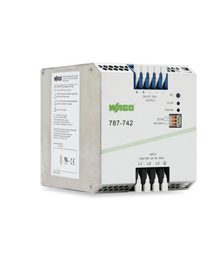 Wago voeding 20A 24vdc, 380v