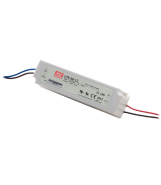 Meanwell led power supply 5A 12vdc, 230v