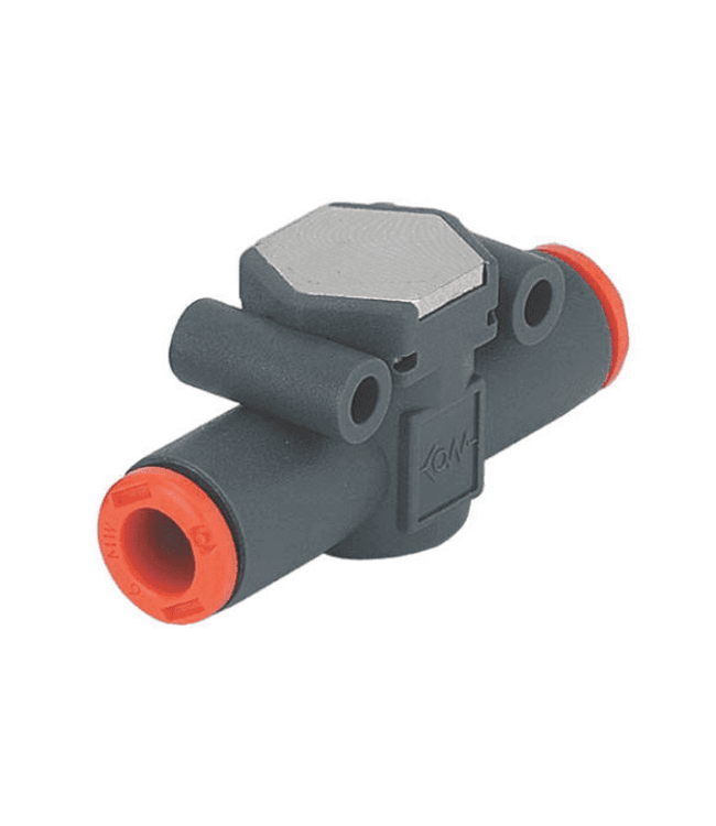 Terugslagklep push-in 6 mm