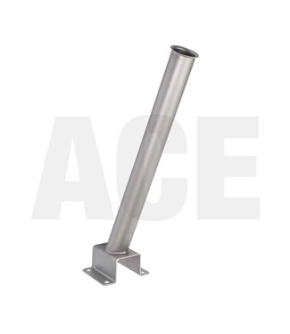 Stainless steel lance holder for floor mounting