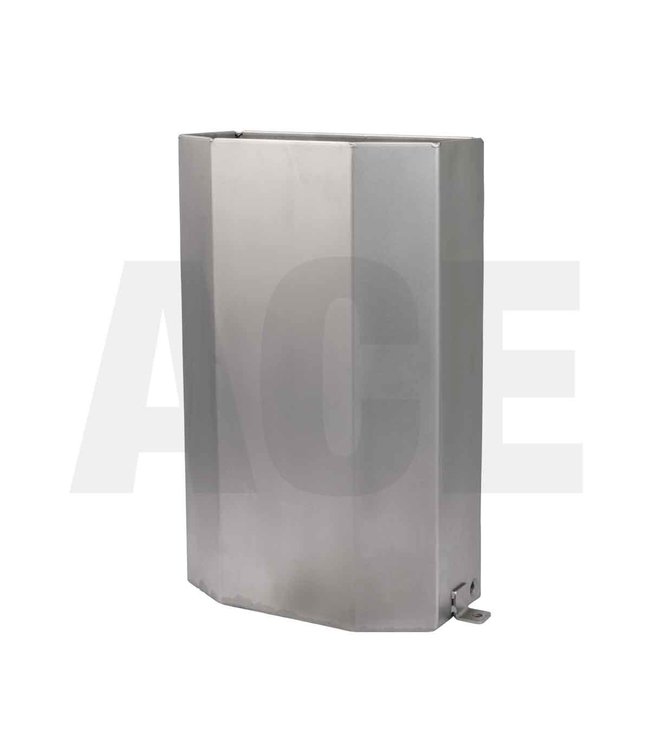 Stainless steel brush tray 600 x 352 x150mm