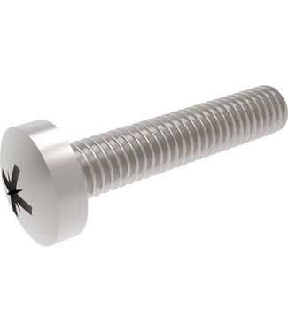 Stainless steel ball head screw M6 x 50 Phillips head for show arch
