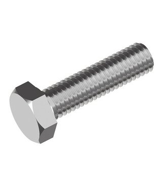 Stainless steel hexagon tap bolt M16 x 65 For pump flange