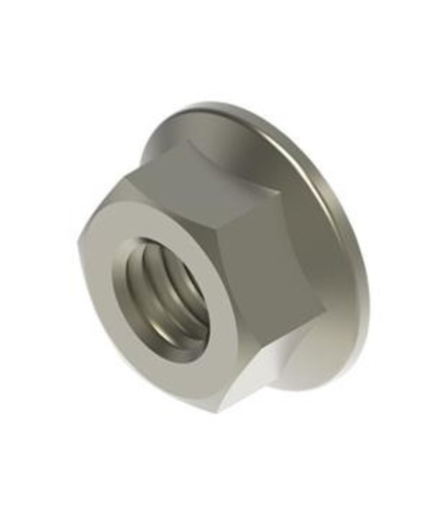 RVS flange nut M10