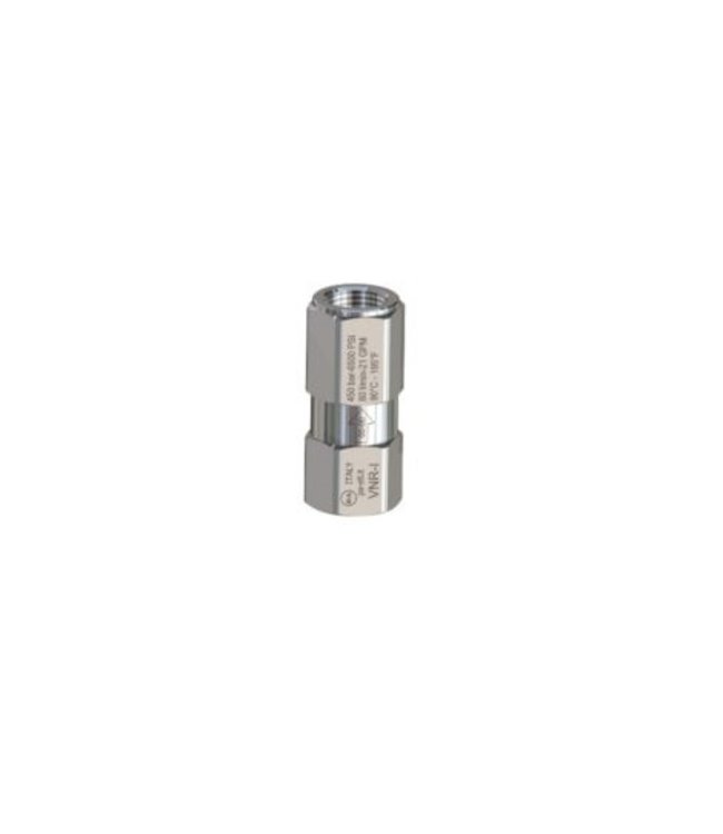 stainless steel high pressure check valve 1/4" max 220bar