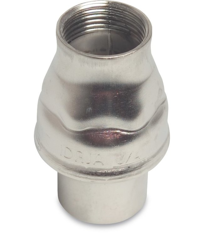 RVS veerbelaste terugslagklep 3/8" max 16bar