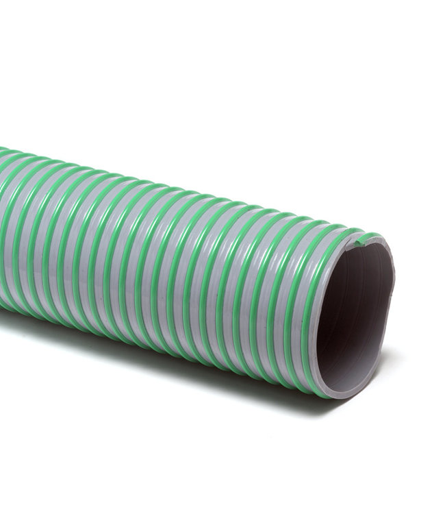 Zuigslang 1-1/4" 32x40,4mm groen met witte spiraal