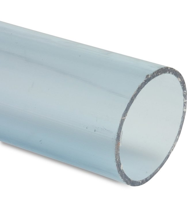 PVC buis glad transparant 63 x 4,7mm 16 bar