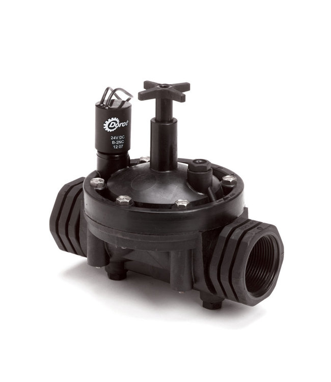 PVC ball valve 2" electric 24vdc 10 bar