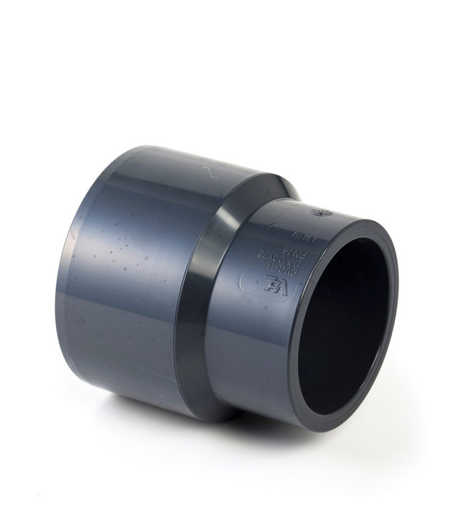 PVC verloopsok 90 x 75mm