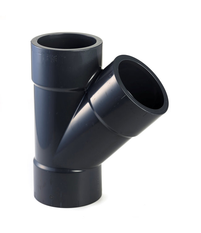 PVC T-stuk 45gr 32mm