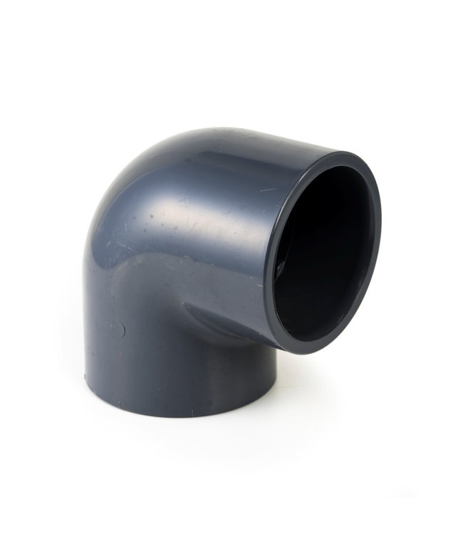 PVC knie 90gr 50mm