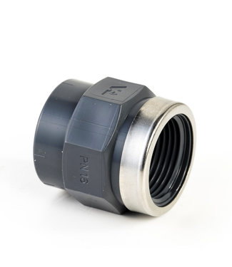 PVC schroefbus 50mm x 1-1/4"