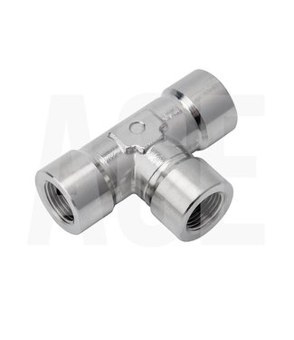 Stainless steel tee 3/8 NPT for cat pump