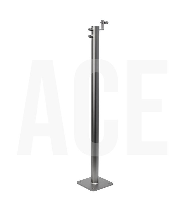 Holz RVS lange poot voor Holz ventilator frame, hoogte 100cm