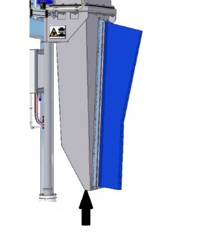 Holz rechter zijdroger kast RVS