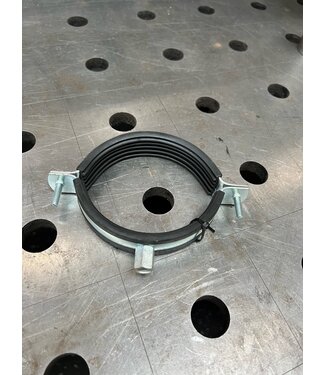 Suspension bracket vacuum cleaner pipe galvanized 127mm + M12