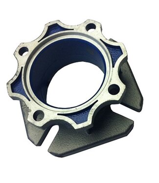Peco reduction flange for gearbox with electric drive
