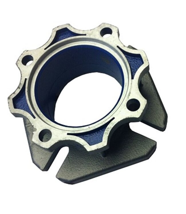 Peco reduction flange for gearbox with electric drive