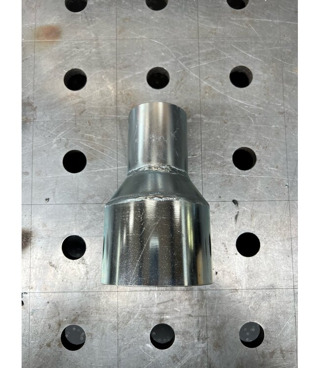 Junction socket vacuum cleaner pipe galvanized 127x102mm